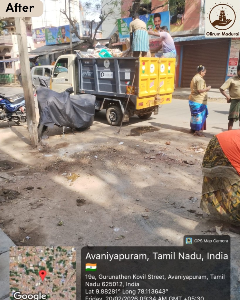Avaniyapuram cleanup - After