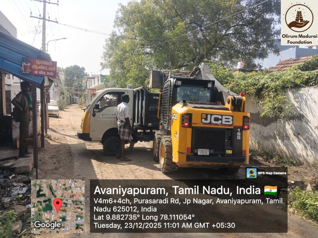 Avaniyapuram JCB loading - After