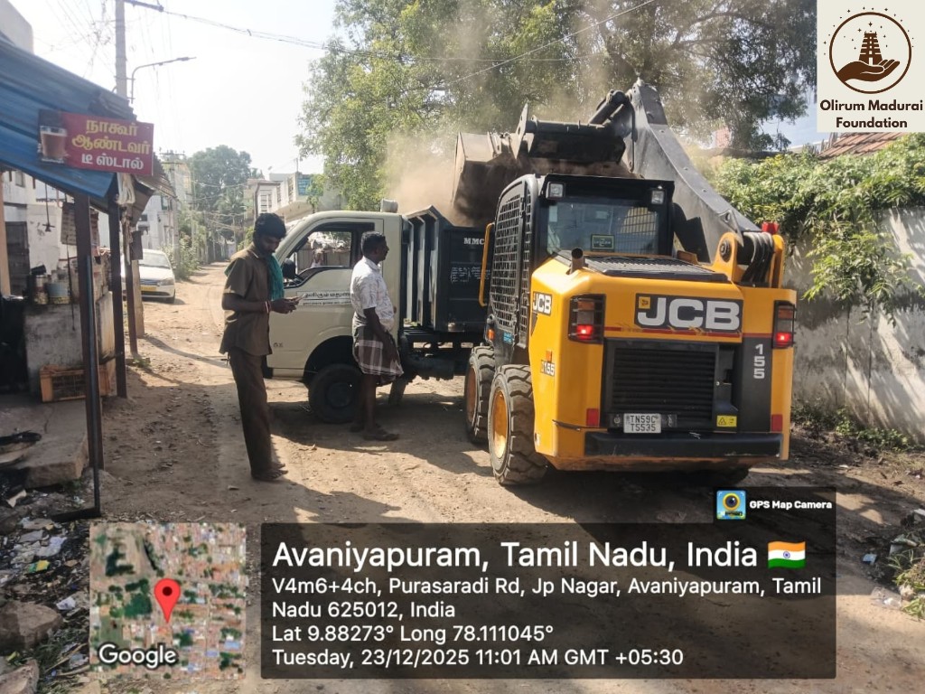 Avaniyapuram JCB loading - Before