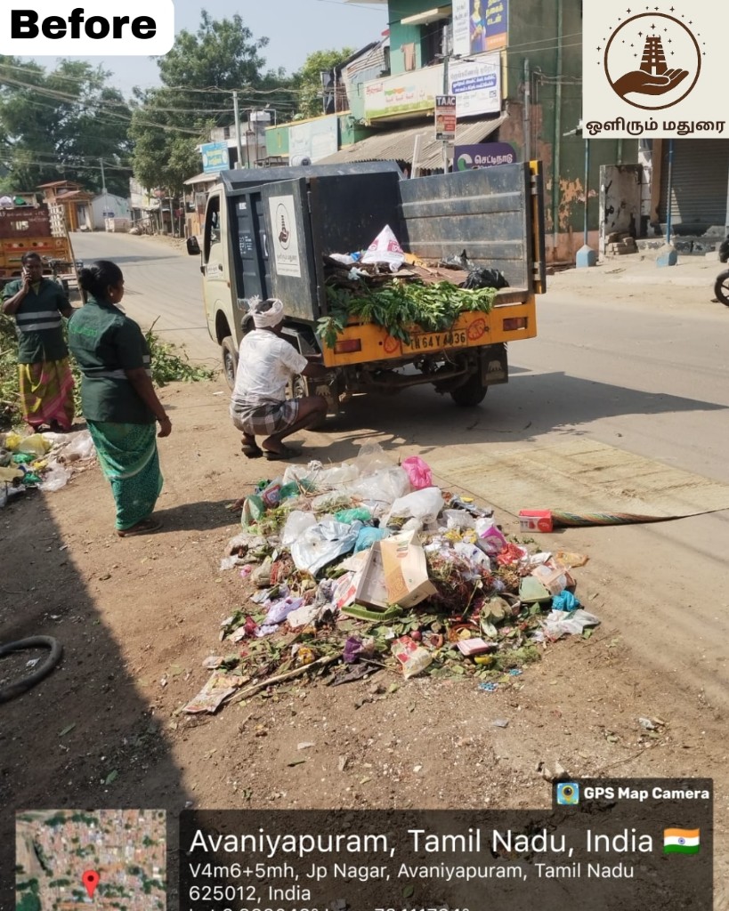 Avaniyapuram roadside - Before